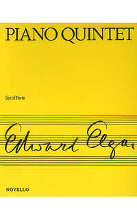 elgar e. - quinteto la m (sc+pt) 2v/va/vcp - op.84