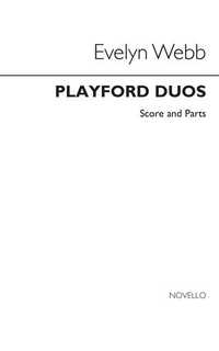 webb e. - playford duos (score & parts)
