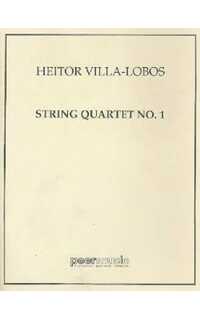 villa lobos h. - cuarteto cuerdas nº 1 - partitura