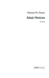 ponce m. - balada mexicana piano