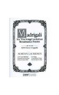 lauridsen m. - six fire songs on italian (satb+piano) capella