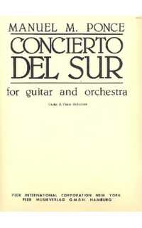 ponce m. - concierto del sur (guitarra y piano)