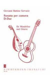 gervasio g.b. - sonata per camera re m -mandolina y guitarra