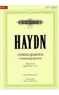 haydn j. - cuartetos (6) op.54/55 (sc + pt) urtext