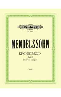 mendelsohn f. - obras coro mixto a cappella