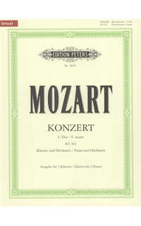 mozart w.a. - concierto nº25 do m con cadencias urtext - kv.503