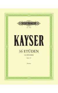 kayser h.e. - estudios (36) - op.20 - violin -