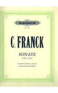 franck c. - sonata la m (viola y piano)