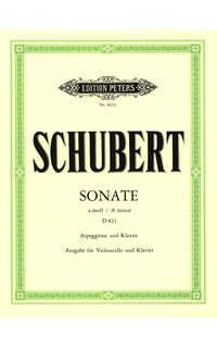 schubert f. - sonata la m arpeggione - d.821 (+cd)