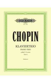 chopin f. - trio sol m (sc+pt) v/vcp - op.8