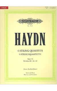 haydn j. - cuartetos (6) op.50 (sc + pt)urtext