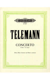 telemann g.p. - concierto sol m -