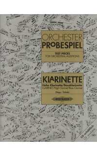 album - orchester probespiel- clarinete-