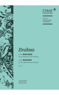 brahms j. - rapsodia - op.53 urtext