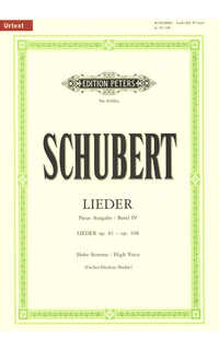 schubert f. - lieder v.4 urtext ( s/tep )