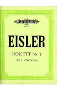 eisler h. - noneto nº 1 (2vln.vla.vc.db fl.cl.bsn hn)