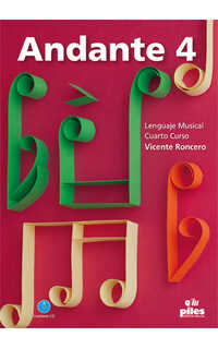roncero v. - andante v.4 +cd (lenguaje musical) -