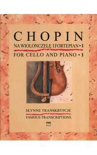 chopin f. - transcripciones famosas v.1 (vc/p)