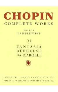 chopin f. - fantasia, berceuse y barcarola paderewski -