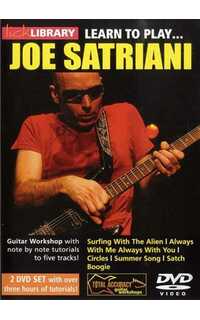 satriani j. - learn to play joe satriani (2dvd)