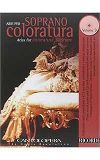 album - cantolopera soprano coloratura v.3 +cd