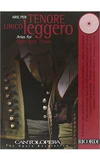 album - cantolopera arias para tenor -lirico leggero (+cd) -