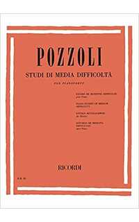 pozzoli e. - estudios mediana dificultad - piano -