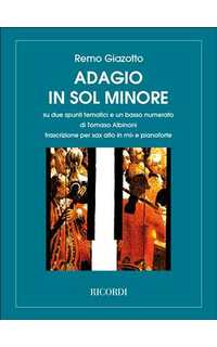 albinoni t / giazzzotto- adagio sol m (saxo/p)