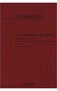 ponchielli a. - voce di donna o d´angelo ( contralto)