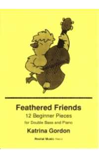 gordon k. - feathered friends (12 piezas faciles) contrabajo y piano