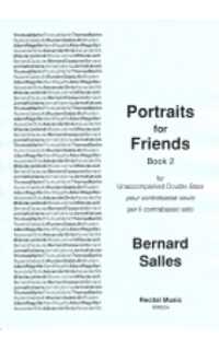 salles b. - portraits for friends v.2 contrabajo