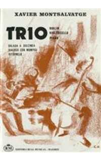 montsalvatge x. - trio (violin, violoncello y piano) (sc+pt) -