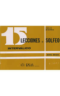 sierra f. - 15 lecciones de solfeo intervalico nivel medio -