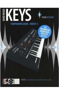 rockschool band based keys companion guide debut 5 +cd