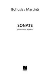 martinu b. - sonata violin
