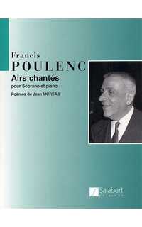 poulenc f. - airs chantes dapres des poemes de j.moreas