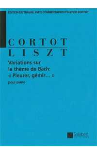 liszt f. - variaciones sobre un tema de bach -