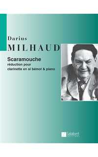 milhaud d. - scaramouche - clarinete y piano-
