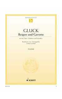 gluck c.w. - ballet de orfeo y gavotta - piano