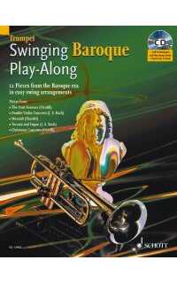 album - swinging baroque play-along +cd trompeta