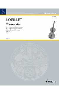 loeillet j.b.(john) - trio sonata nº11 re m - op.2