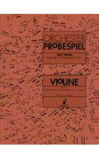 album - orchester probespiel v.1 violin