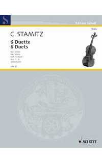 stamitz c. - duos (6) v.1 (1-3) (va) -