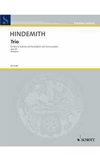 hindemith p. - trio va/s (tenor)p - op.47