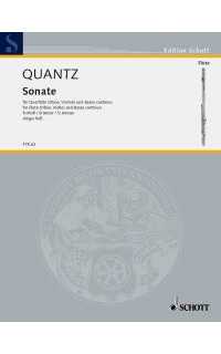 quantz j.j. - sonata si m -