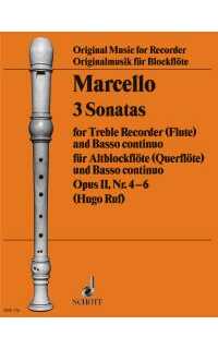 marcello b. - sonatas (4-6) (3) - op.2