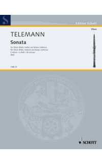 telemann g.p. - sonata mi m -