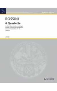 rossini g. - cuartetos v.2 (4-6) fl/cl/fg/tr -