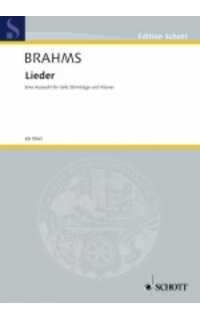 brahms j. - canciones selectas (m/brp )