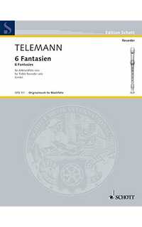 telemann g.p. - fantasias (6) -flauta contralto